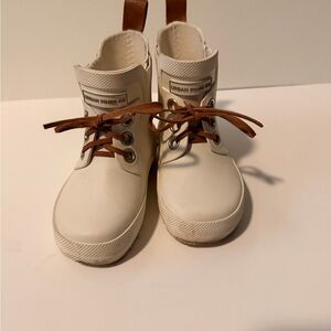 Urban Pines Toddler White and Brown Shoes